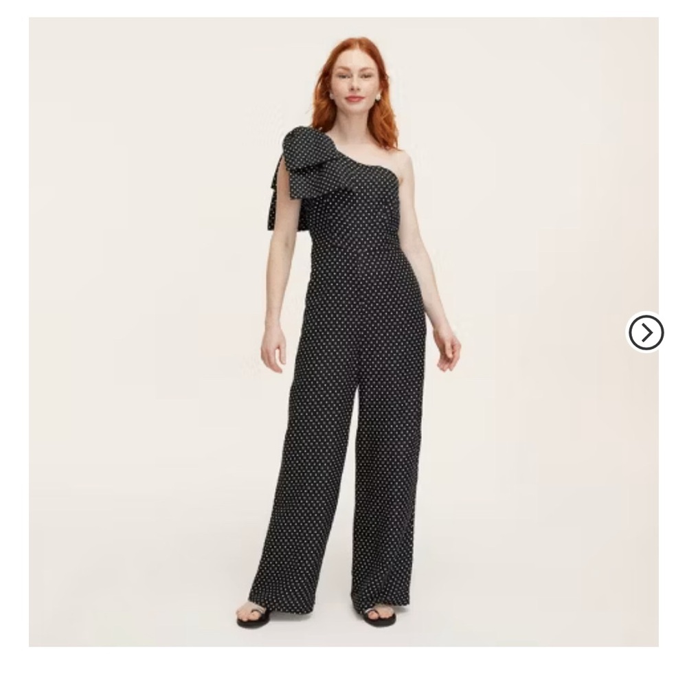 Kate Spade x Target Black Mini Polka Dot Jumpsuit